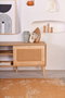 Hanah Home Soporte TV Jüt 180 cm, Roble, Tablero de Partículas Melamina, 180x55x41 cm